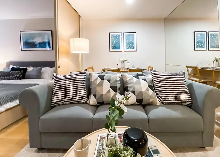 別荘 Tropical Apartment- Ultra Fast Wifi- Bts Thong Lor